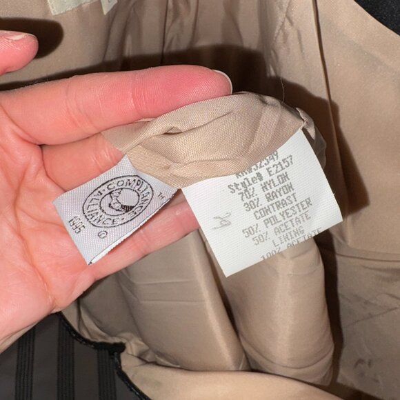 90s sz 8 Black Lace Mini Dress Laundry by Shelli Segal - Picture 3 of 7